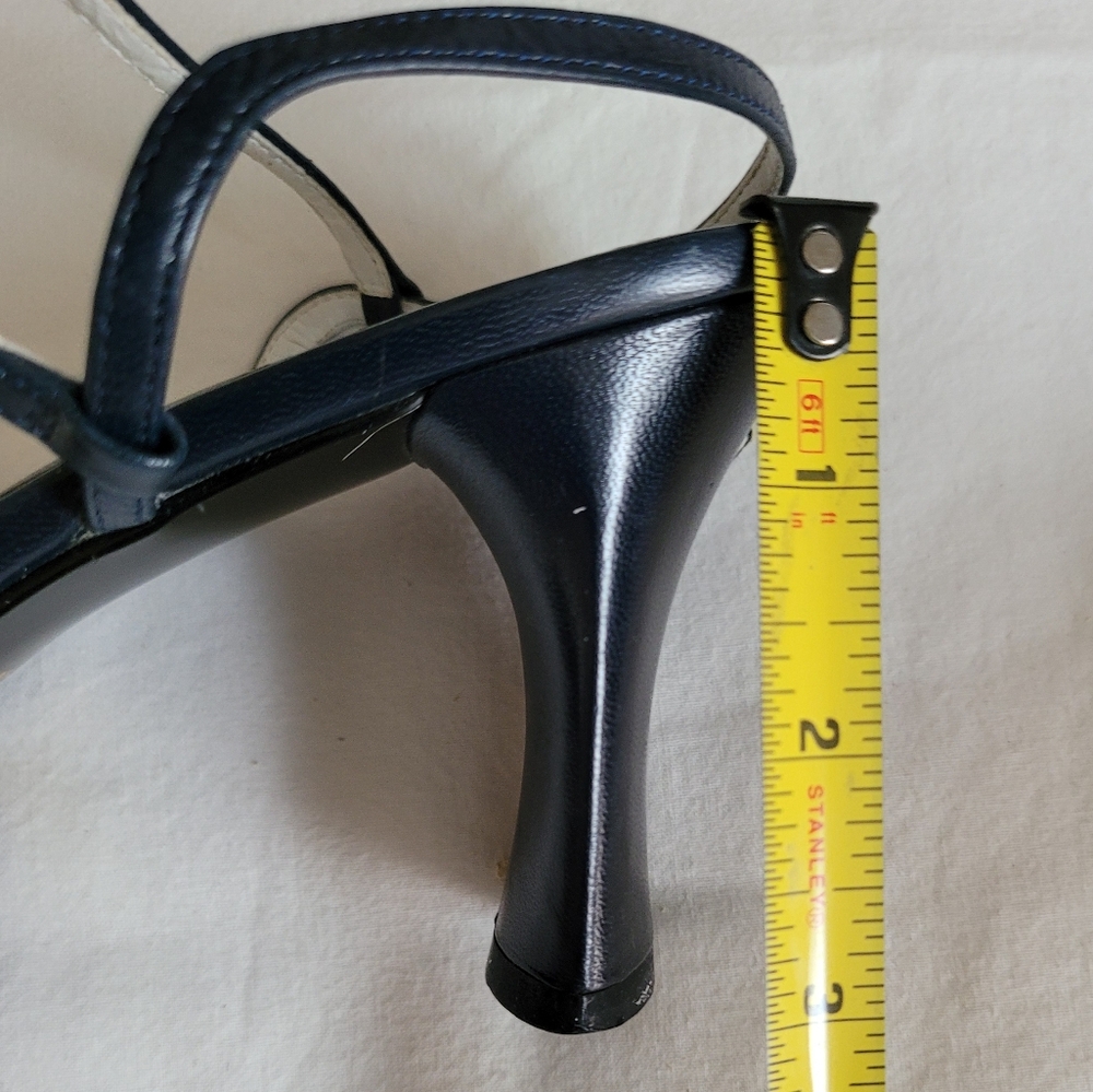 Worthington Elegant Navy and Tan Strappy Heel Bundle, Sz 8 M,  GUC - Picture 12 of 14